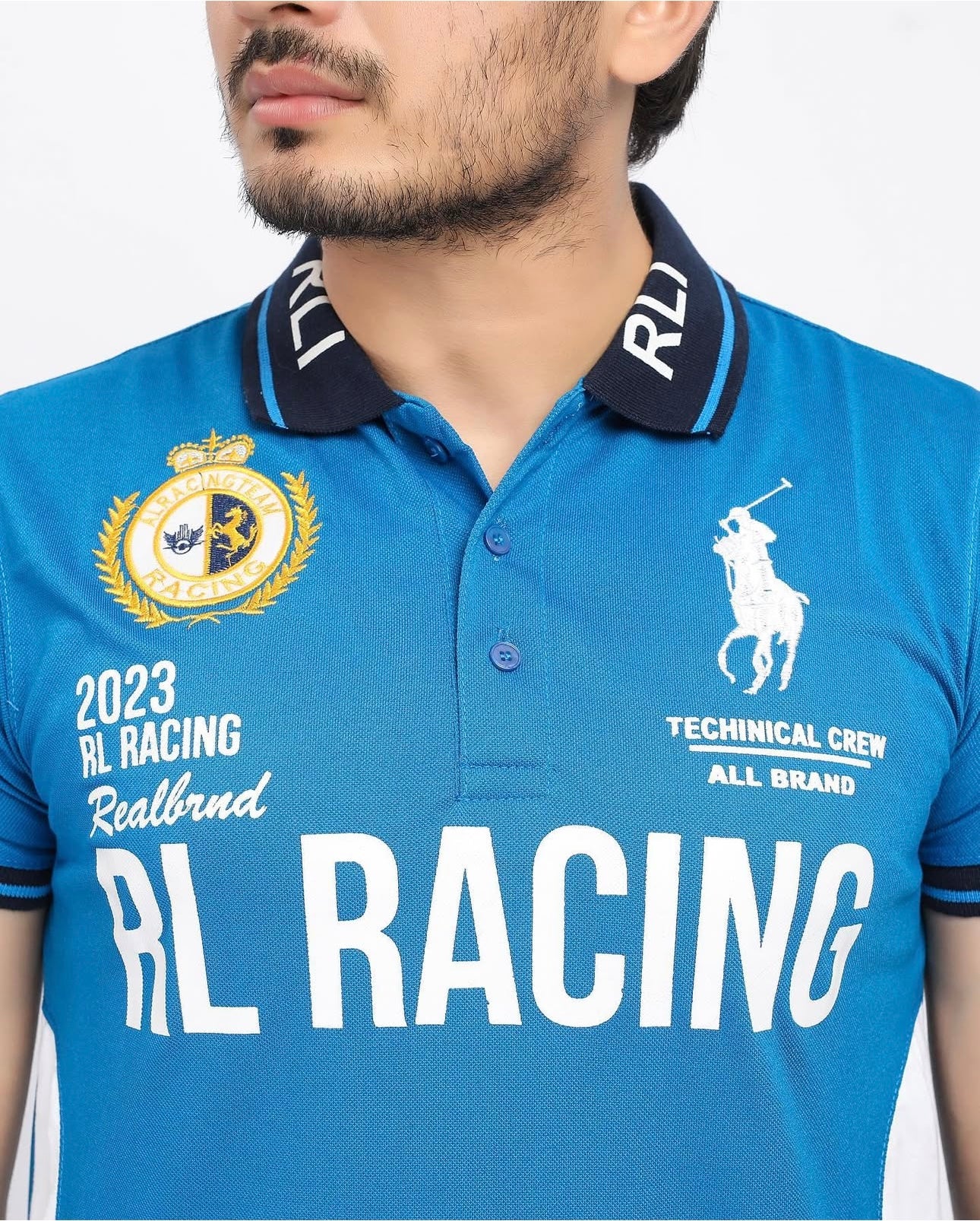 Blue Polo T Shirt