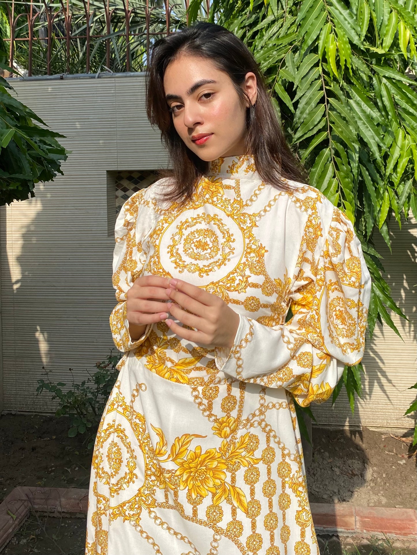 Elegant flared frock
