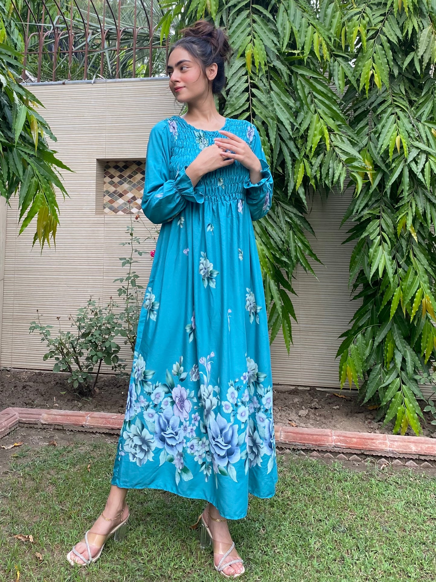 Elegant Full flared Frock