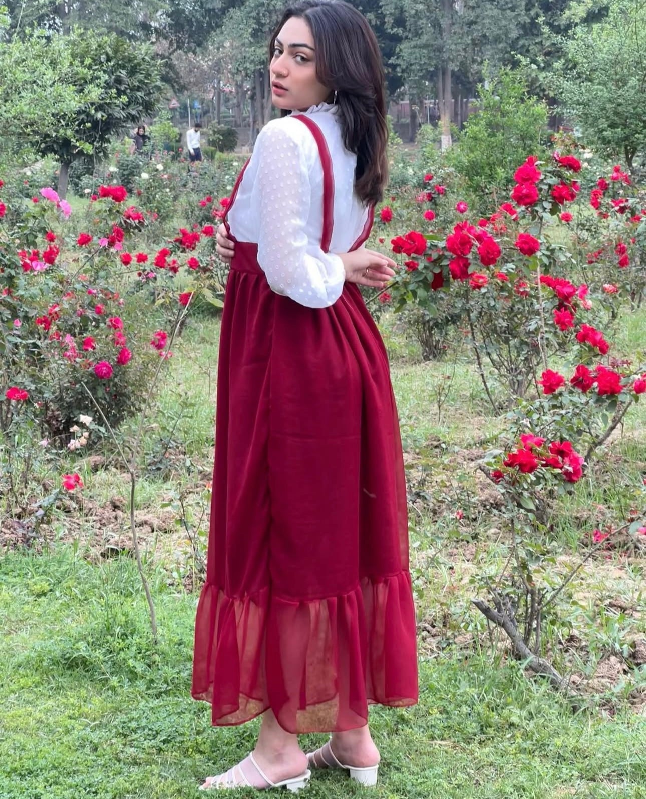 Elegant full flared frock