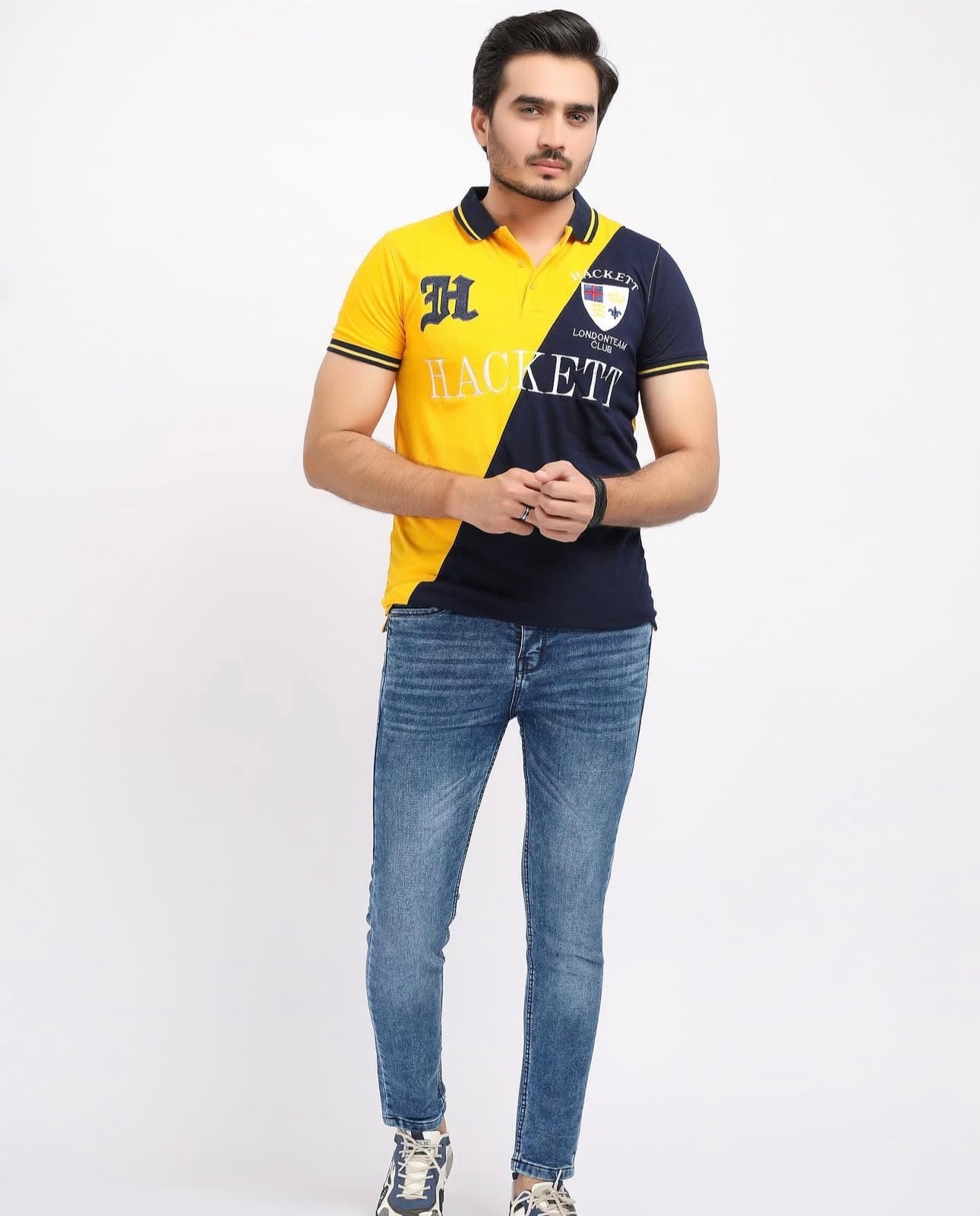 Yellow Contrast T-Shirt