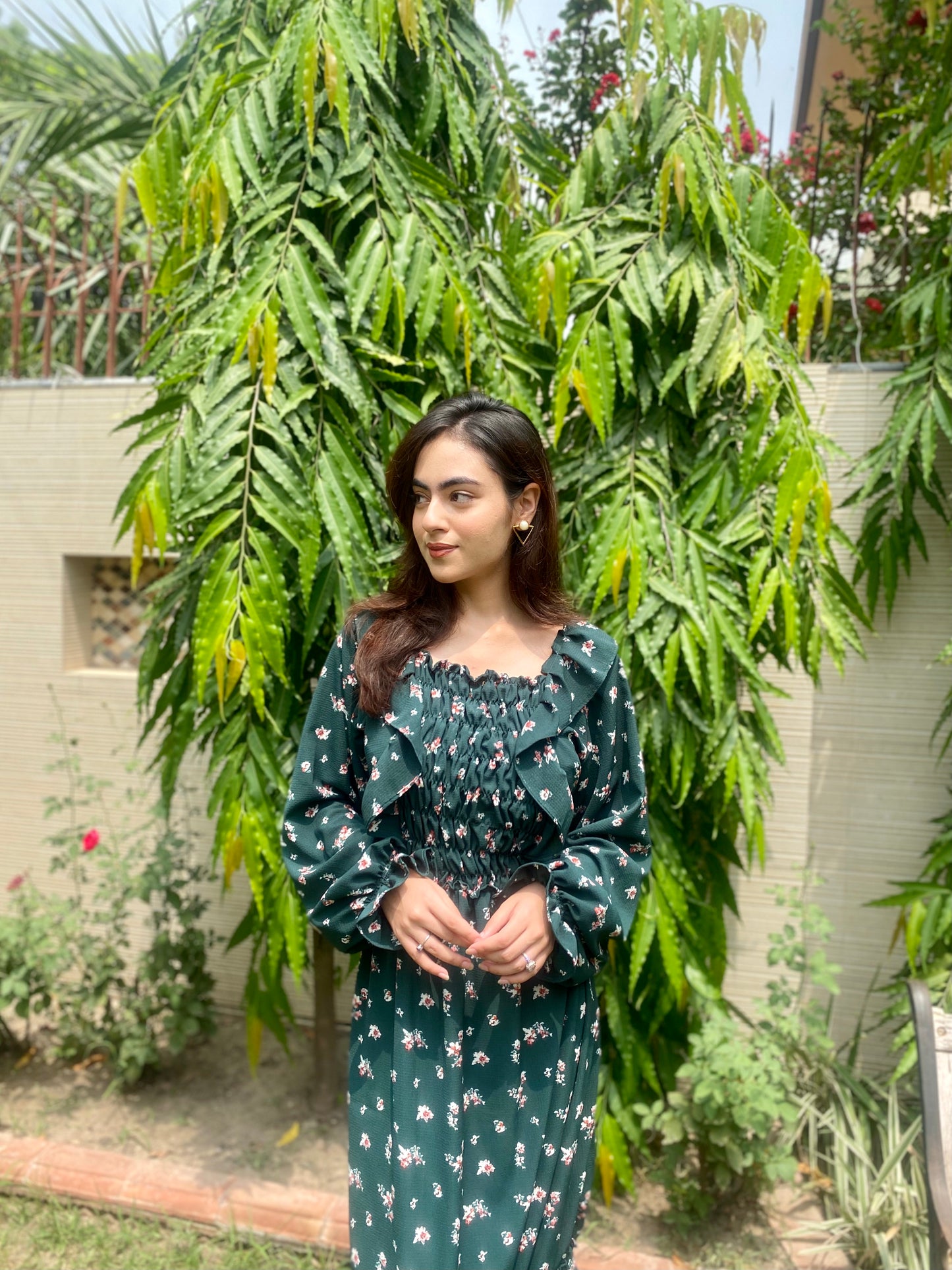 Elegant floral frock