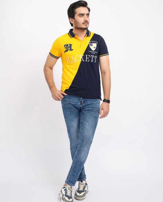 Yellow Contrast T-Shirt