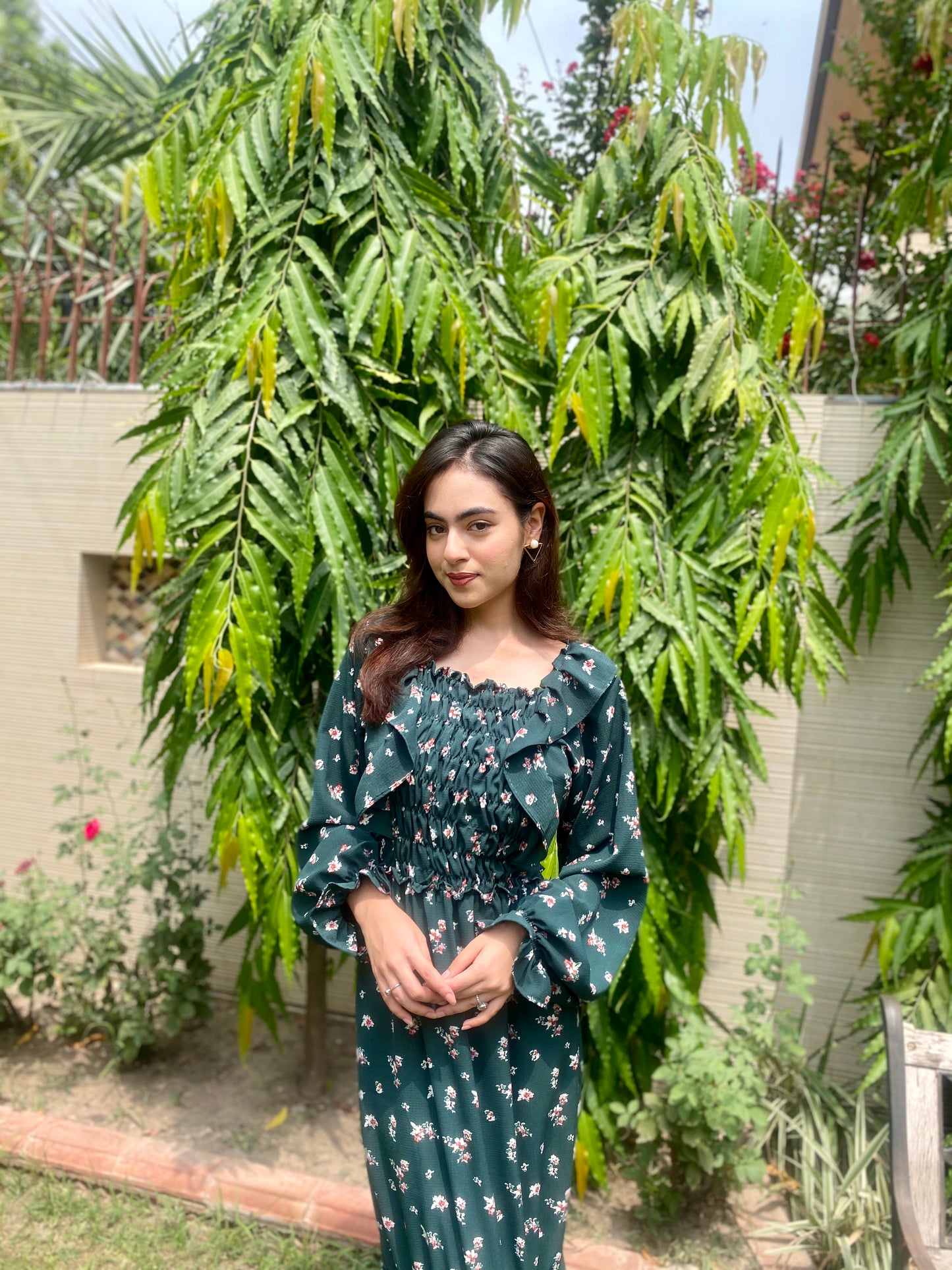 Elegant floral frock