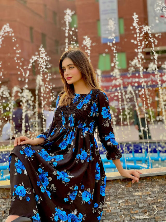 Elegant Full Flared Frock