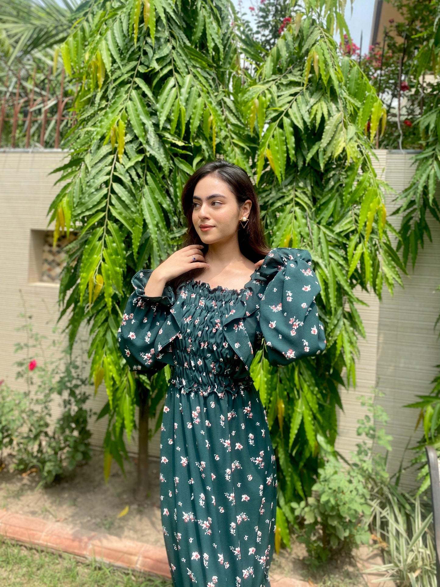 Elegant floral frock