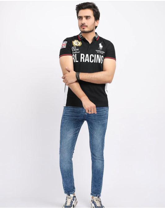 Black Polo T Shirt