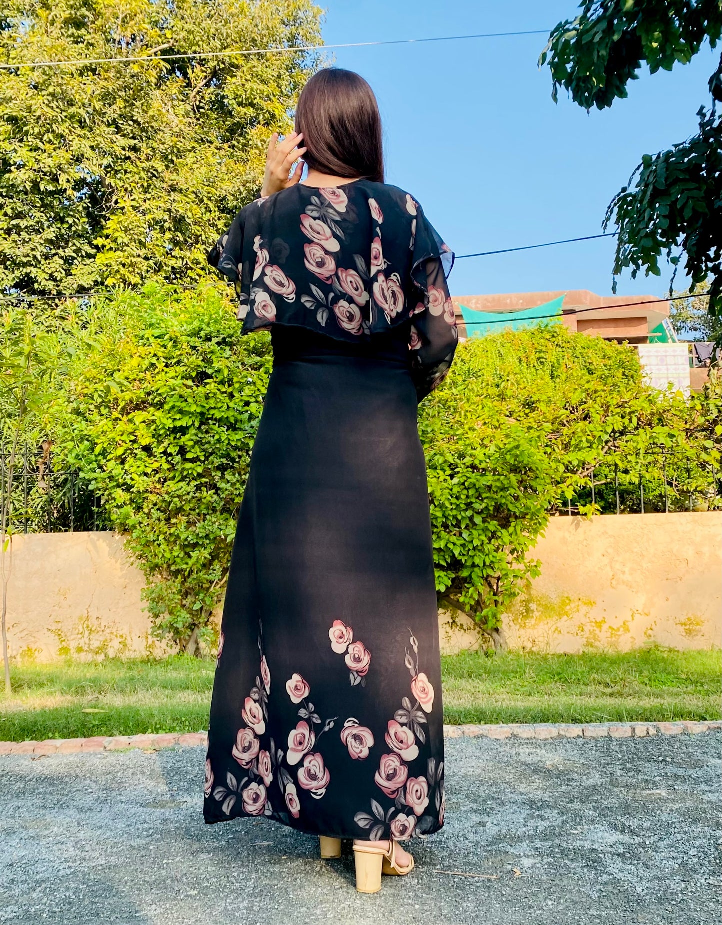 Elegant flared dress