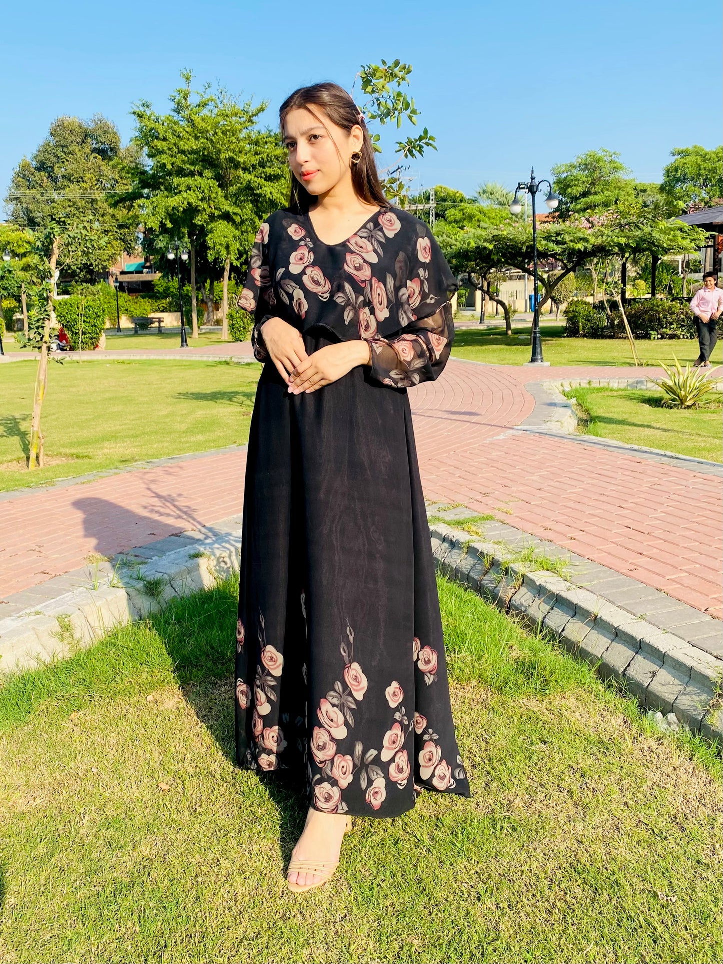 Elegant flared dress