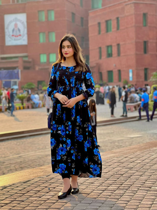 Elegant Full Flared Frock