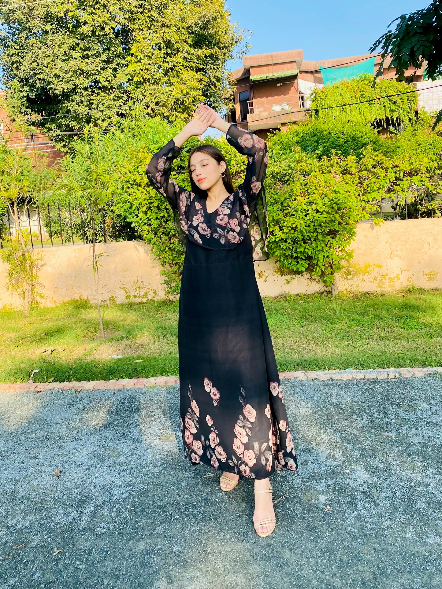 Elegant flared dress