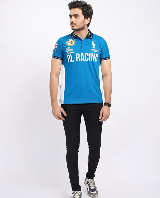 Blue Polo T Shirt