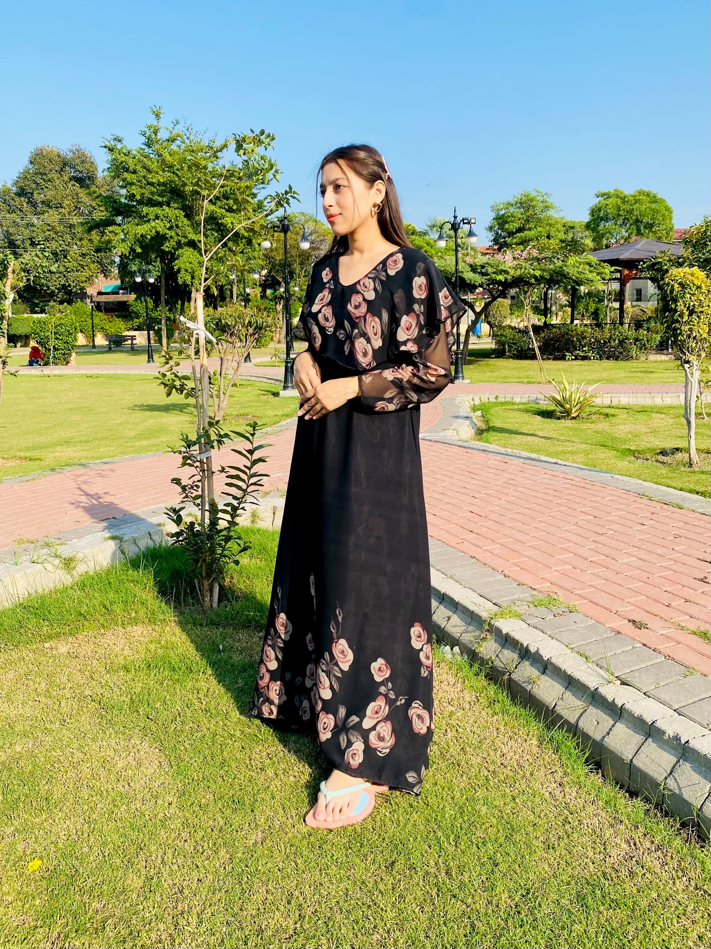 Elegant flared dress