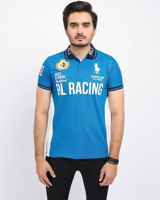Blue Polo T Shirt