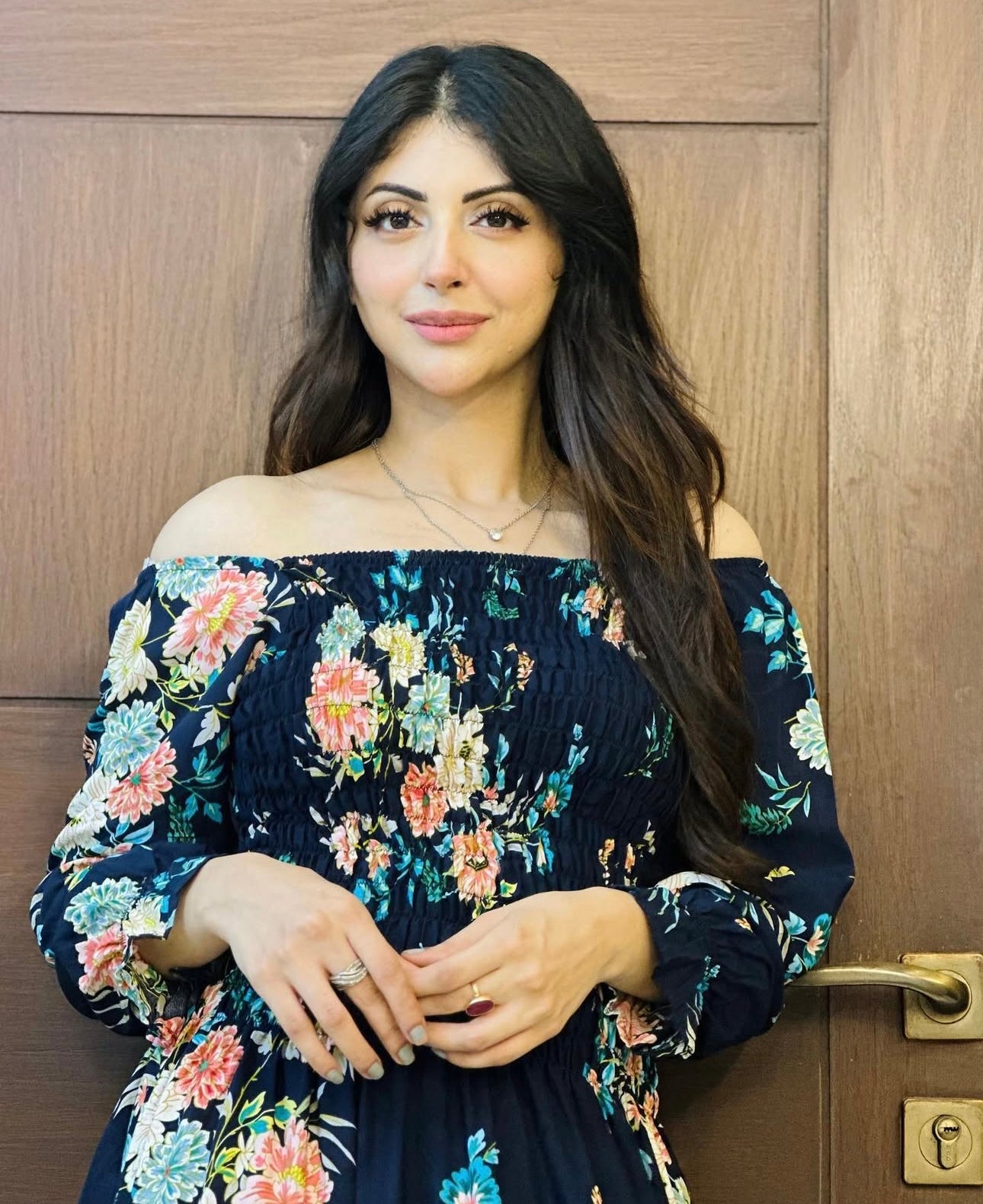 Elegant full flared frock