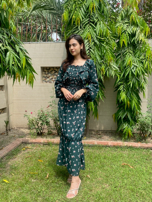 Elegant floral frock