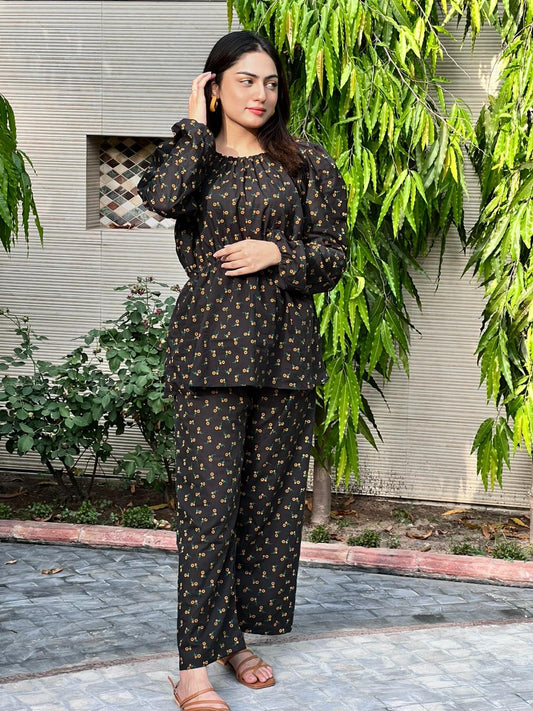 Lawn floral Co-ord set
